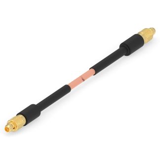 Cavo coassiale preassemblato TE Connectivity RG 178, MMCX / MMCX, L. 609.6mm, 50 Ω, col. Marrone