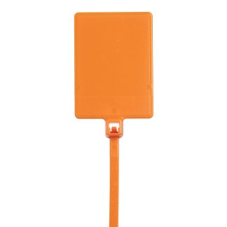 Fascette preassemblate Panduit in Nylon 66, 130mm x 2,5 mm, col. Arancione