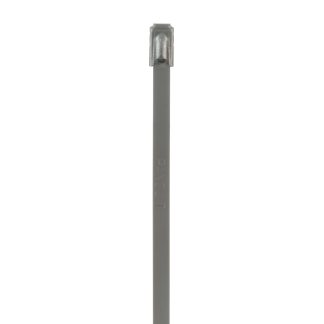Fascette preassemblate Panduit in Acciaio inox 304, 201mm x 4,6 mm, col. metallico