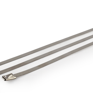 Fascette fermacavi RS PRO in Acciaio inossidabile, 260mm x 4,6 mm, col. Metallico