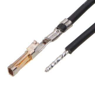 Conduttore pre-crimpato Molex 219681, 28AWG, lungh 150mm