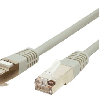 Cavo patch Cat5e (UTP) Roline, guaina in PVC col. Grigio, L. 2m, Con terminazione