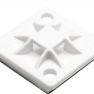 Fermacavi HellermannTyton, autoadesivo, 20mm x 20 mm, Ø fissaggio 3.1mm