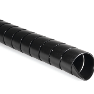 Avvolgicavo a spirale HellermannTyton, Nero, in Polypropylene, Ø cavo 40mm - 45mm, Ø interno 40mm, Ø fascio 45mm max
