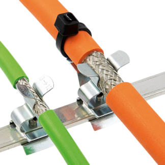 Fascetta Icotek in Acciaio armonico, Ø fascio 6mm max, col. Argento, A scatto