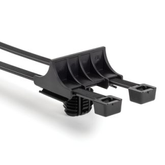 Fascette fermacavi HellermannTyton in Poliammide 4,6, 390mm x 7,6 mm, col. Grigio