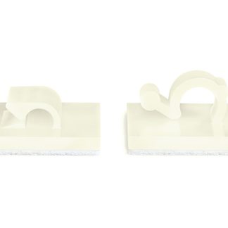 Clip autoadesiva HellermannTyton in Nylon 66, Ø fascio 13mm max, col. Nero, autoadesivo