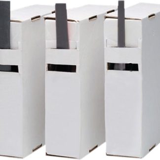 Guaina termorestringente RND Ø 12.5 → 6mm, col. Nero, restringimento 2:1, L. 5m