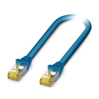 Cavo Ethernet Cat6a (schermato) Phoenix Contact, guaina in LSZH col. Blu, L. 7m, Con terminazione
