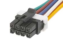 Cavo filo-scheda Molex Micro-Fit TPA, L. 1m, passo 3mm