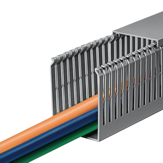 Canalina passacavi HellermannTyton in PVC, 25 mm x 80mm, L. 2m