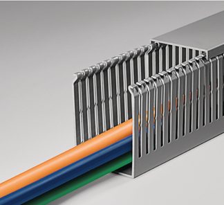 Canalina passacavi HellermannTyton in PVC, 60 mm x 80mm, L. 2m