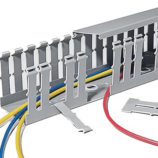 Canalina passacavi HellermannTyton in PVC, 80 mm x 80mm, L. 2m