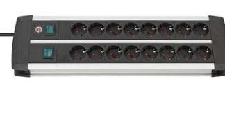 Connettore femmina di prolunga brennenstuhl 3m, 2 x 8 prese, 16A