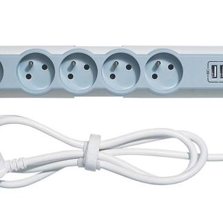 Connettore femmina di prolunga Legrand 1.5m, 6 prese, spina tipo E - FR, 16A