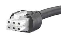 Cavo filo-scheda Molex Mini-Fit Jr., L. 2m, passo 4.2mm