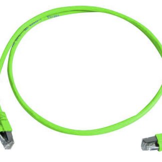 Cavo Ethernet Cat6a (S/FTP) Telegartner, guaina in LSZH col. Verde, L. 2m, Con terminazione