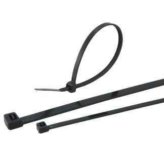 Fascette fermacavi RS PRO in PP, 300mm x 7,6mm, col. Nero