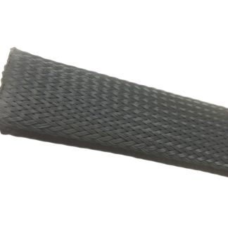 Guaina per cavi intrecciata RS PRO in PET, Ø 6mm, L. 25m, col. Grigio, espandibile