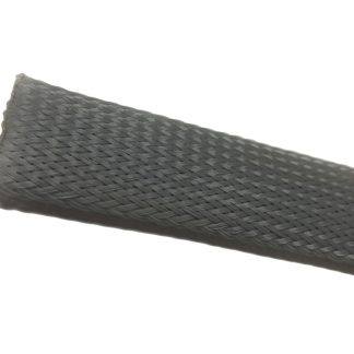 Guaina per cavi intrecciata RS PRO in PET, Ø 12mm, L. 15m, col. Grigio, espandibile