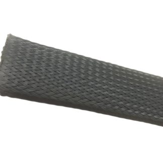 Guaina per cavi intrecciata RS PRO in PET, Ø 15mm, L. 15m, col. Grigio, espandibile