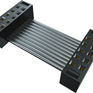 Cavo con connettore femmina IDC Samtec, passo 2mm, 30 AWG