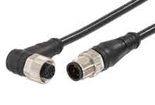 Cavo sensore/attuatore Molex M12 Femmina / M12 Maschio, Ø 5.10mm, L. 3m