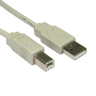 Cavo USB RS PRO USB A/USB B, L. 1.8m, col. Grigio