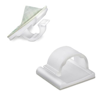 Fermacavo Wurth Elektronik WA-CHAD in Nylon 66, 25.2 x 25.2 x 11mm, col. , autoadesivo