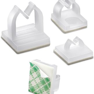 Supporto per cavo Wurth Elektronik WA-CHAD in Nylon 66, 11.9 x 11.9 x 14.3mm, col. , autoadesivo