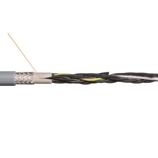 Cavo industriale multipolare schermato a 4 cond. 2,5 mm², 14 AWG, 300/500 V, Ø11.5mm, L. 25m