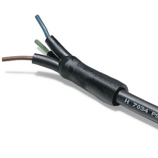 Guaina termorestringente HellermannTyton Ø 38mm, col. Nero, restringimento 2:1