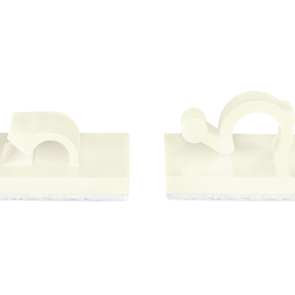 Fermacavo HellermannTyton RA in Nylon 66, Ø fascio 13mm max, 25 x 25 x 16.5mm, col. , Autoadesivo