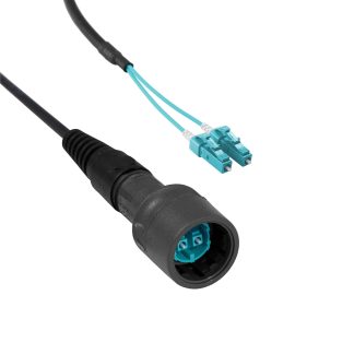 Fibra ottica a Modo multiplo Bulgin6000, curvatura min 10 mm, guaina in Poliolefina Acqua di Ø 50/125μm