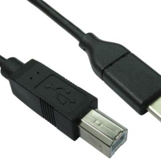 Cavo USB RS PRO USB C/USB B, L. 2m, col. Nero