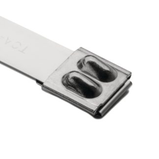 Fascette fermacavi HellermannTyton MBT in Acciaio inossidabile, 838mm x 12,3 mm, col. metallico