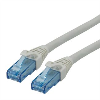 Cavo Ethernet Cat6a (U/UTP) Roline, guaina in LSZH col. Grigio, L. 10m, Con terminazione