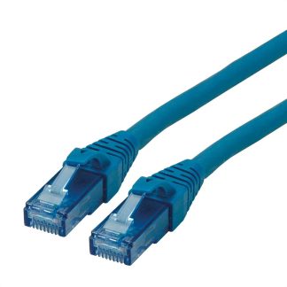 Cavo Ethernet Cat6a (U/UTP) Roline, guaina in LSZH col. Blu, L. 20m, Con terminazione