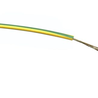 Cavo di collegamento apparecchiature RS PRO, 0,2 mm², 24 AWG, 1 kV c.a., 100m, Verde-Giallo