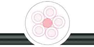 Cavo di potenza RS PRO H07RNF, 5 cond. 2,5 mm², 450/750 V, Ø 13.3 → 17mm, L. 100m