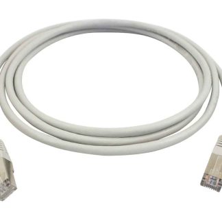 Cavo Ethernet Cat6 (F/UTP) RS PRO, guaina in PVC col. Grigio, L. 3m, Con terminazione
