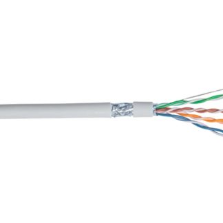 Cavo Ethernet Cat5e (F/UTP) RS PRO, guaina in LSZH col. Grigio, L. 305m, Senza terminazione