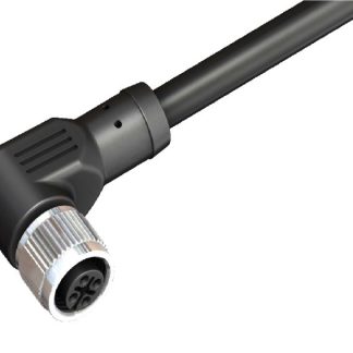 Cavo sensore/attuatore RS PRO 4 cond. M12 Femmina / Senza terminazione, Ø 4.9±0.1mm, L. 20m