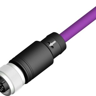 Cavo sensore/attuatore RS PRO 2 cond. M12 Femmina / Senza terminazione Femmina, Ø 6.3mm, L. 2m