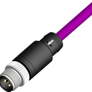 Cavo sensore/attuatore RS PRO 4 cond. M12 Maschio / Senza terminazione, Ø 6.3mm, L. 10m