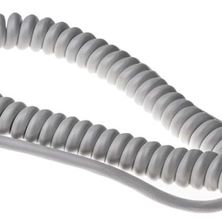 Cavo di potenza RS PRO a spirale, 5 cond. 1,5 mm², 300/500 V, Ø 8.1mm, L. 0.5m