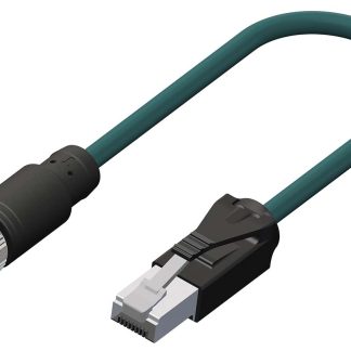 Cavo Ethernet Cat5e RS PRO, guaina in PUR col. Tè, L. 500mm, Con terminazione