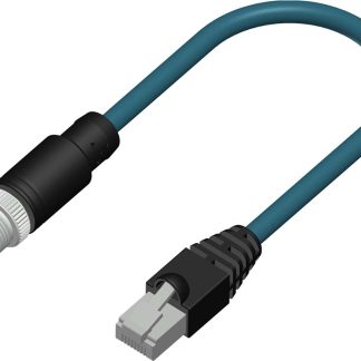 Cavo Ethernet Cat6a RS PRO, guaina in PUR col. Tè, L. 3m, Con terminazione