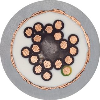 Cavo industriale multipolare schermato a 5 cond. 1,5 mm², 15 AWG, 300/500 V, Ø10.5mm, L. 10m