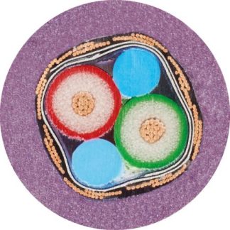 Cavo dati schermato a 4 cond. 0,25 mm², 23 AWG, 500 V, Ø7mm, L. 50m